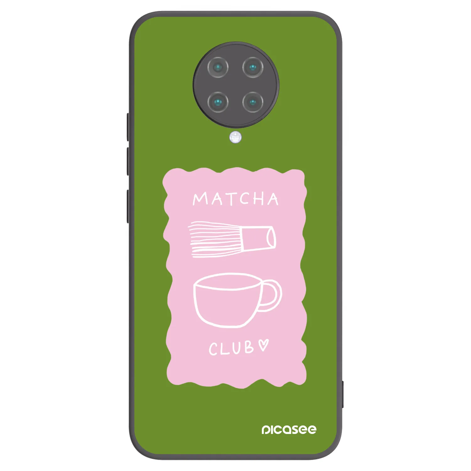 Picasee silikónový čierny obal pre Xiaomi Poco F2 Pro - Matcha club