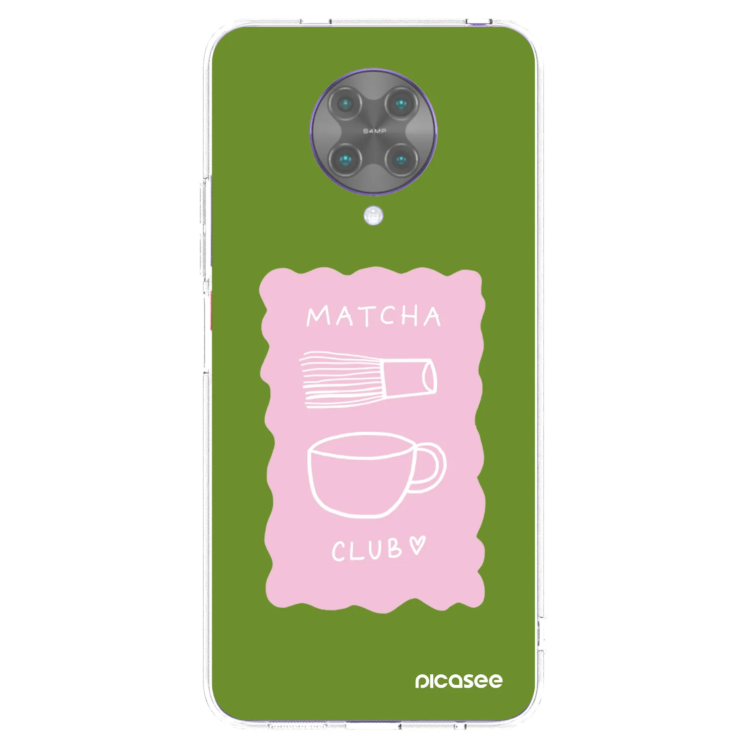 Picasee silikónový prehľadný obal pre Xiaomi Poco F2 Pro - Matcha club
