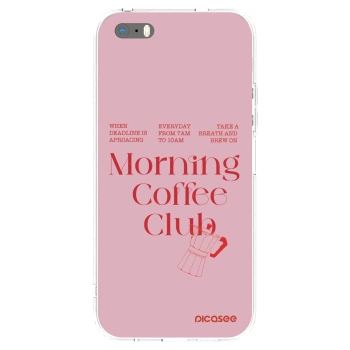 Picasee silikónový prehľadný obal pre Apple iPhone 5/5S/SE - Morning
