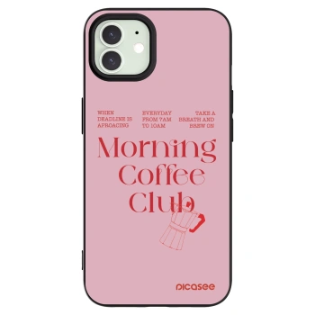 Picasee silikónový čierny obal pre Apple iPhone 12 Pro - Morning