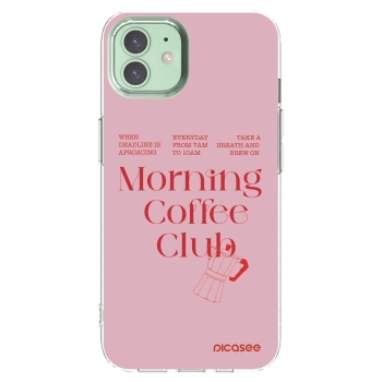 Picasee silikónový prehľadný obal pre Apple iPhone 12 Pro - Morning