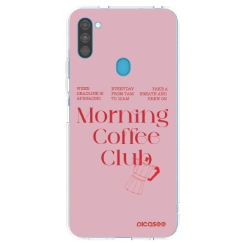 Picasee silikónový prehľadný obal pre Samsung Galaxy M11 - Morning