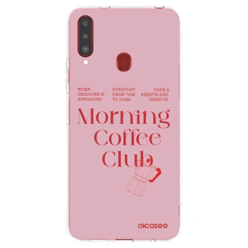 Picasee silikónový prehľadný obal pre Samsung Galaxy A20s - Morning