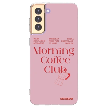 Picasee silikónový prehľadný obal pre Samsung Galaxy S21+ 5G G996F - Morning