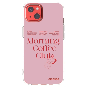 Picasee silikónový prehľadný obal pre Apple iPhone 13 - Morning