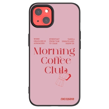 Picasee silikónový čierny obal pre Apple iPhone 13 - Morning