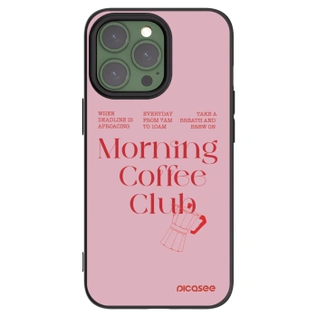 Picasee silikónový čierny obal pre Apple iPhone 13 Pro - Morning