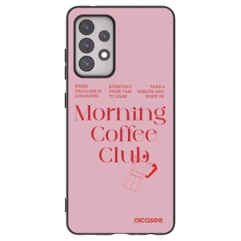 Picasee silikónový čierny obal pre Samsung Galaxy A52s 5G A528B - Morning