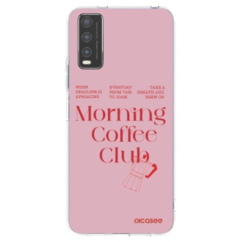Picasee silikónový prehľadný obal pre Vivo Y20s - Morning