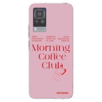 Picasee silikónový prehľadný obal pre Vivo X60 Pro 5G - Morning