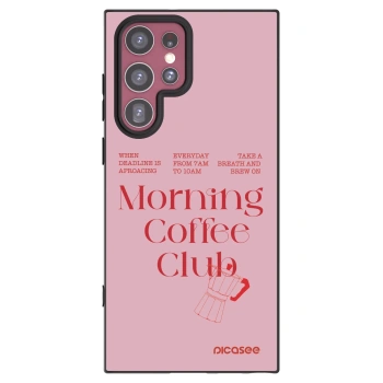 Picasee silikónový čierny obal pre Samsung Galaxy S22 Ultra 5G - Morning