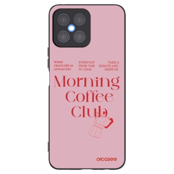 Picasee silikónový čierny obal pre Honor X8 4G - Morning