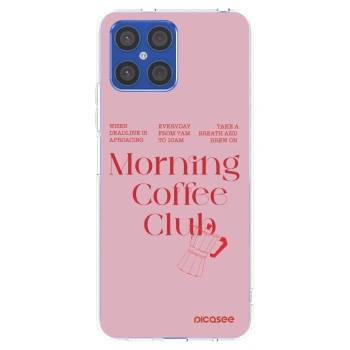 Picasee silikónový prehľadný obal pre Honor X8 4G - Morning