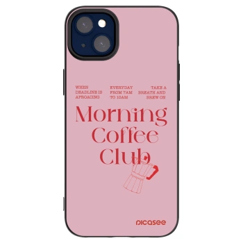 Picasee silikónový čierny obal pre Apple iPhone 14 Plus - Morning