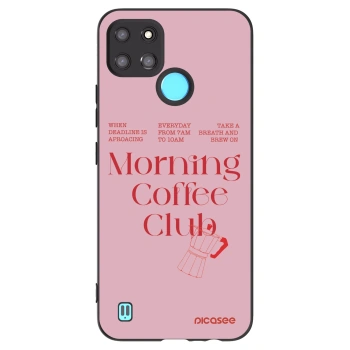 Picasee silikónový čierny obal pre Realme C21Y - Morning