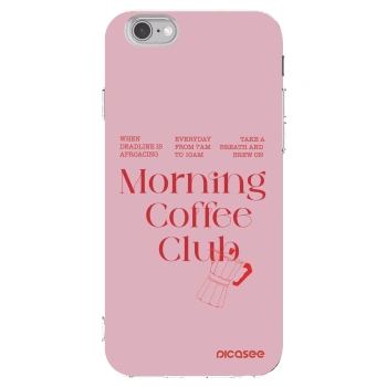 Picasee silikónový prehľadný obal pre Apple iPhone 6/6S - Morning