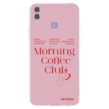 Picasee silikónový prehľadný obal pre Honor 8X - Morning