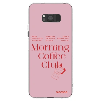 Picasee silikónový prehľadný obal pre Samsung Galaxy S8 G950F - Morning
