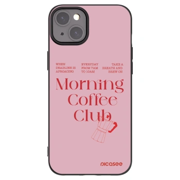 Picasee silikónový čierny obal pre Apple iPhone 15 Plus - Morning