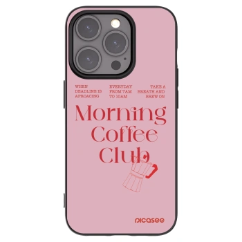 Picasee silikónový čierny obal pre Apple iPhone 15 Pro - Morning