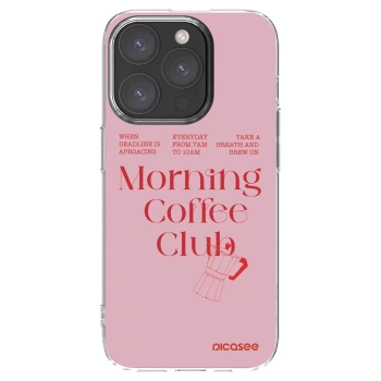 Picasee silikónový prehľadný obal pre Apple iPhone 15 Pro - Morning