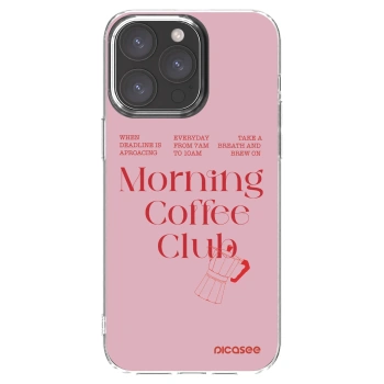 Picasee silikónový prehľadný obal pre Apple iPhone 15 Pro Max - Morning