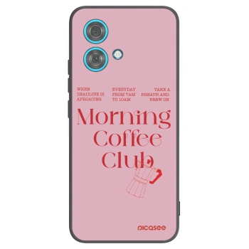 Picasee silikónový čierny obal pre Motorola Edge 40 Neo - Morning