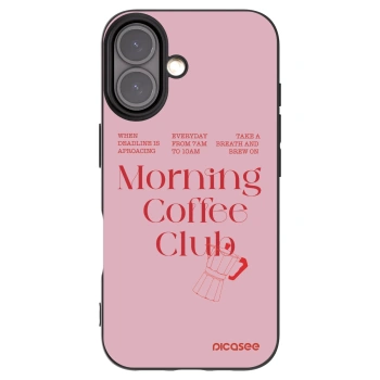 Picasee silikónový čierny obal pre Apple iPhone 16 - Morning