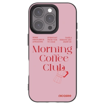 Picasee silikónový čierny obal pre Apple iPhone 16 Pro - Morning