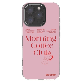 Picasee silikónový prehľadný obal pre Apple iPhone 16 Pro - Morning