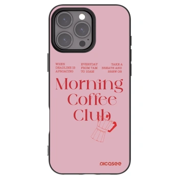 Picasee silikónový čierny obal pre Apple iPhone 16 Pro Max - Morning