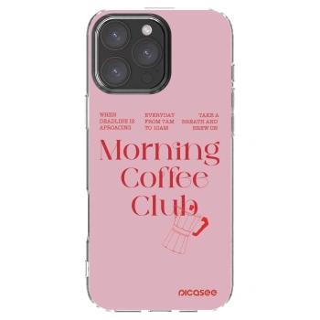 Picasee silikónový prehľadný obal pre Apple iPhone 16 Pro Max - Morning