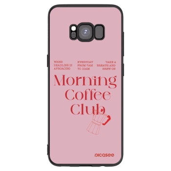 Picasee silikónový čierny obal pre Samsung Galaxy S8 G950F - Morning