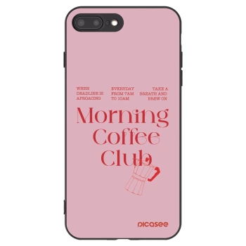 Picasee silikónový čierny obal pre Apple iPhone 8 Plus - Morning