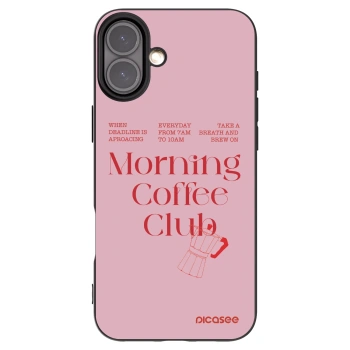 Picasee silikónový čierny obal pre Apple iPhone 16 Plus - Morning