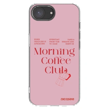 Picasee silikónový prehľadný obal pre Apple iPhone 16e - Morning