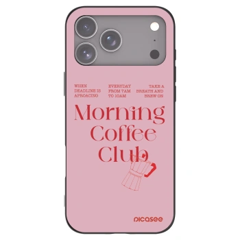 Picasee silikónový čierny obal pre Apple iPhone 17 Pro Max - Morning