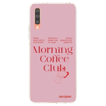 Picasee silikónový prehľadný obal pre Samsung Galaxy A70 A705F - Morning