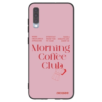 Picasee silikónový čierny obal pre Samsung Galaxy A70 A705F - Morning
