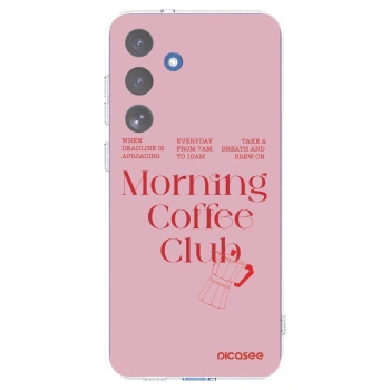 Picasee silikónový prehľadný obal pre Samsung Galaxy S25 FE 5G - Morning
