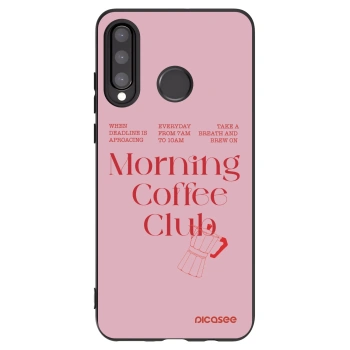 Picasee silikónový čierny obal pre Huawei P30 Lite - Morning