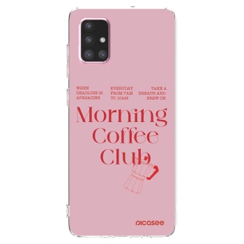 Picasee silikónový prehľadný obal pre Samsung Galaxy A71 A715F - Morning
