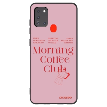 Picasee silikónový čierny obal pre Samsung Galaxy A21s - Morning