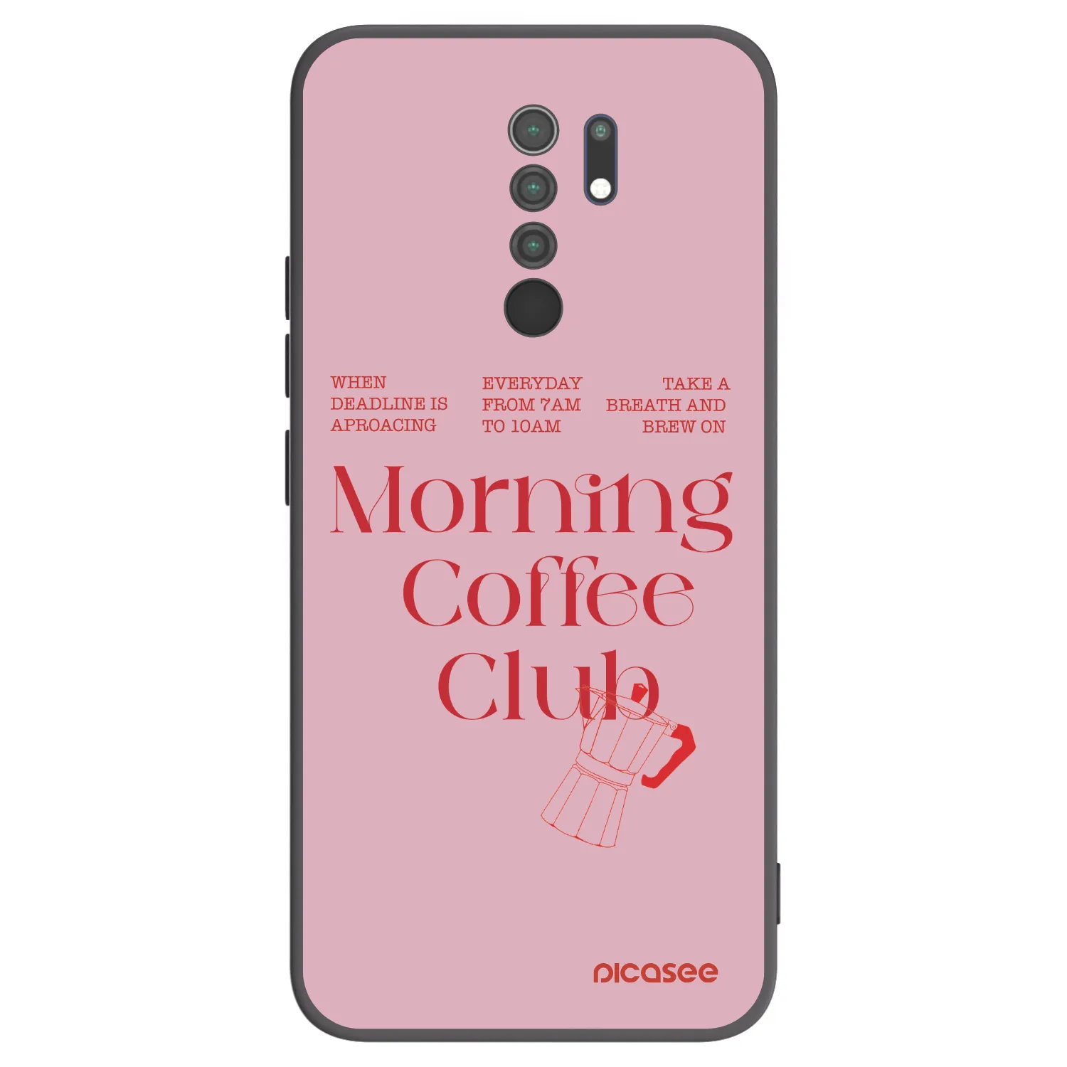 Picasee silikónový čierny obal pre Xiaomi Redmi 9 - Morning
