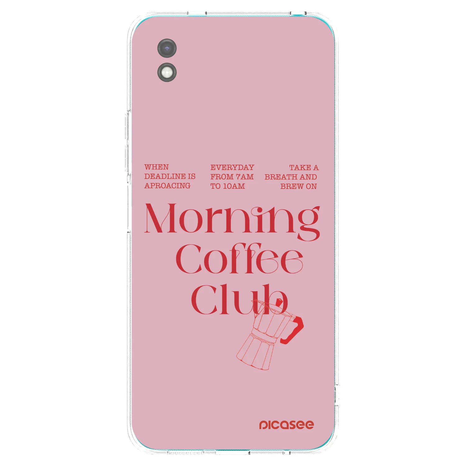 Picasee silikónový čierny obal pre Xiaomi Redmi 9A - Morning