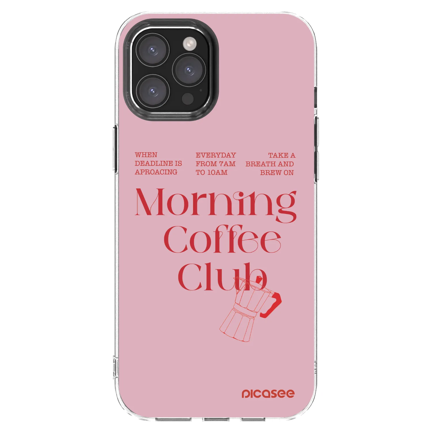 Picasee silikónový prehľadný obal pre Apple iPhone 12 Pro Max - Morning