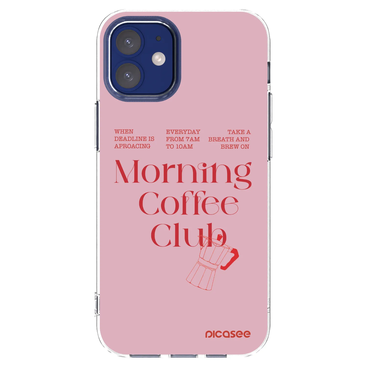 Picasee silikónový prehľadný obal pre Apple iPhone 12 mini - Morning