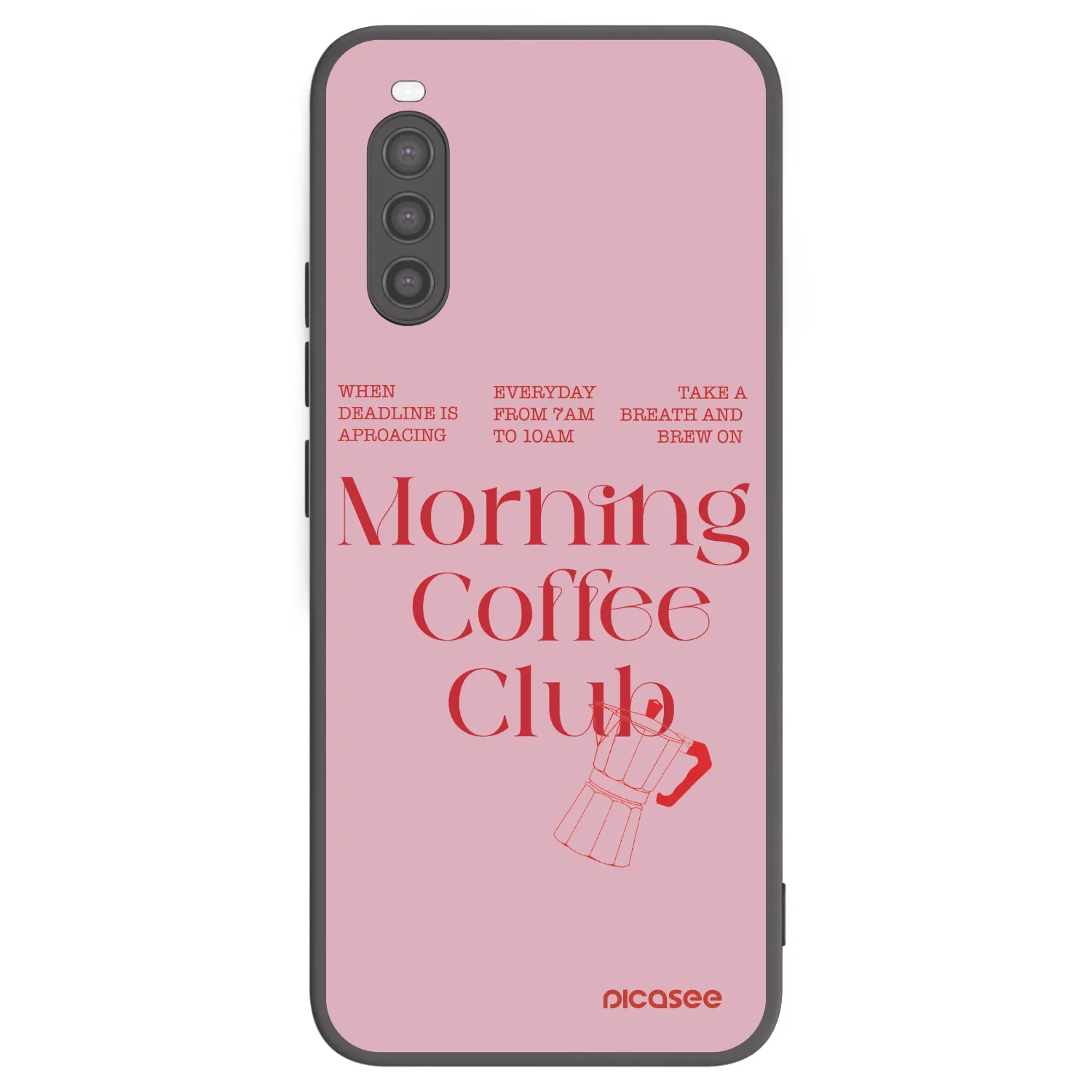 Picasee silikónový čierny obal pre Sony Xperia 10 II - Morning