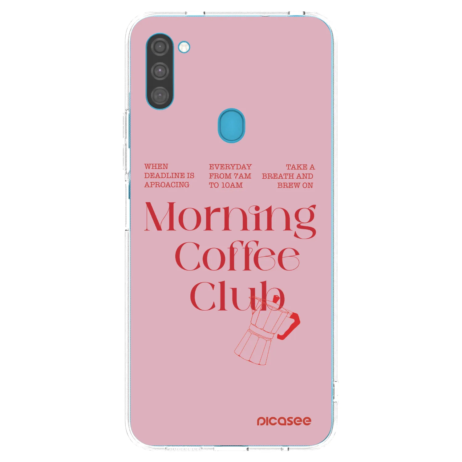 Picasee silikónový prehľadný obal pre Samsung Galaxy M11 - Morning
