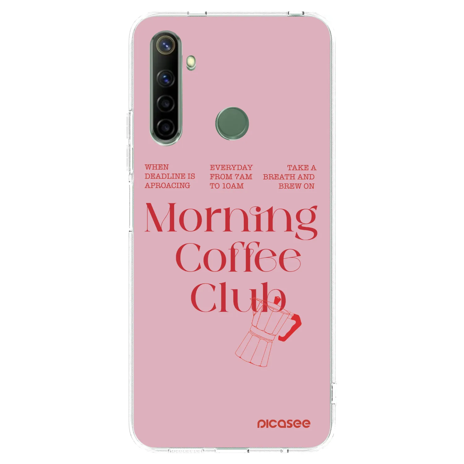 Picasee silikónový prehľadný obal pre Realme 6i - Morning